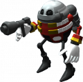 Así hubiera sido EggRobo si hubiera aparecido en Sonic Adventure...