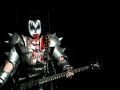 Gene Simmons sacando sangre tras una paja en pleno escenario!