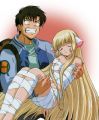 Como Hideki en Chobits, ahi sacó su lado voyeurista al hacerle guarradas a otra rubia (si...Norman las prefiere rubias...)