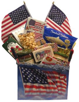 Cesta de alimentos "Sueño Americano"